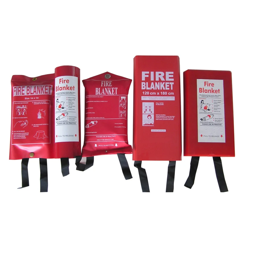 100% Fiberglass fire insulation blanket fire emergency blanket 1m to 1.5m