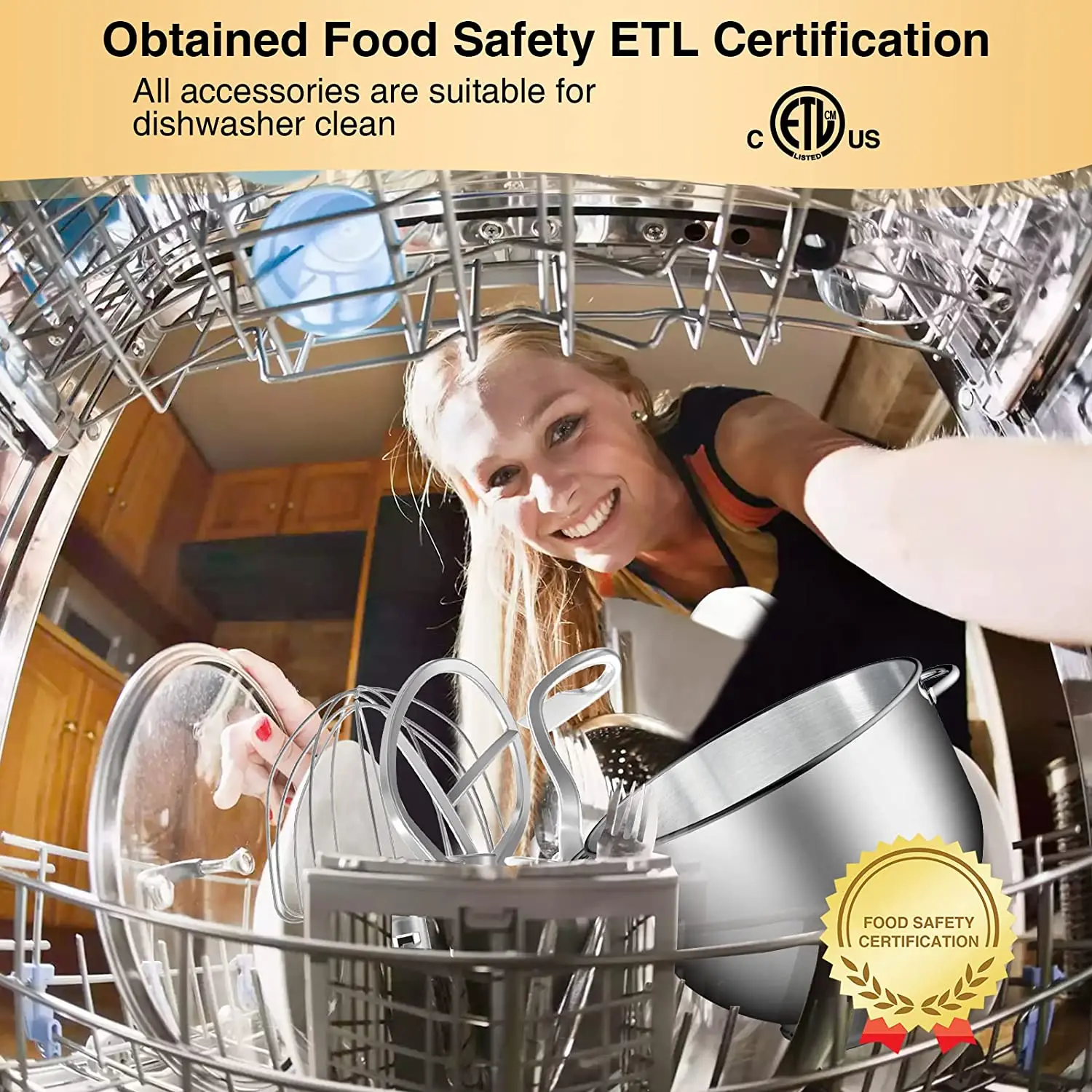 Home Appliances 5 speed+Turbo 400w Plastic Bowl Electric Egg Grinder Bread Dough Stand Mixer