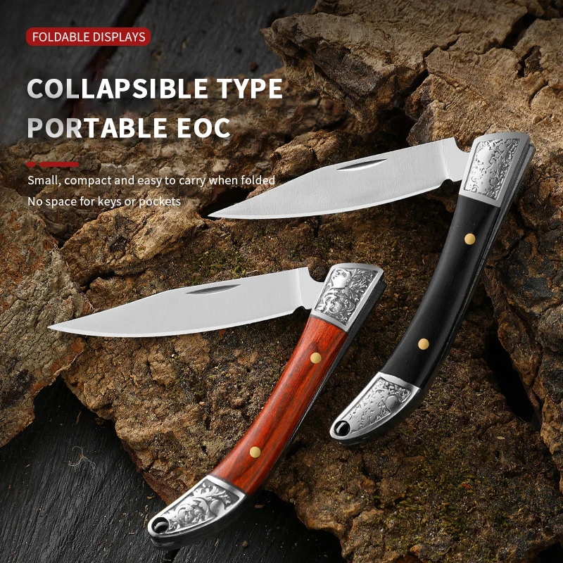 Promotion Outdoor Camping Folding knife Multi-purpose Camping survival high-hardness hunting folding knife