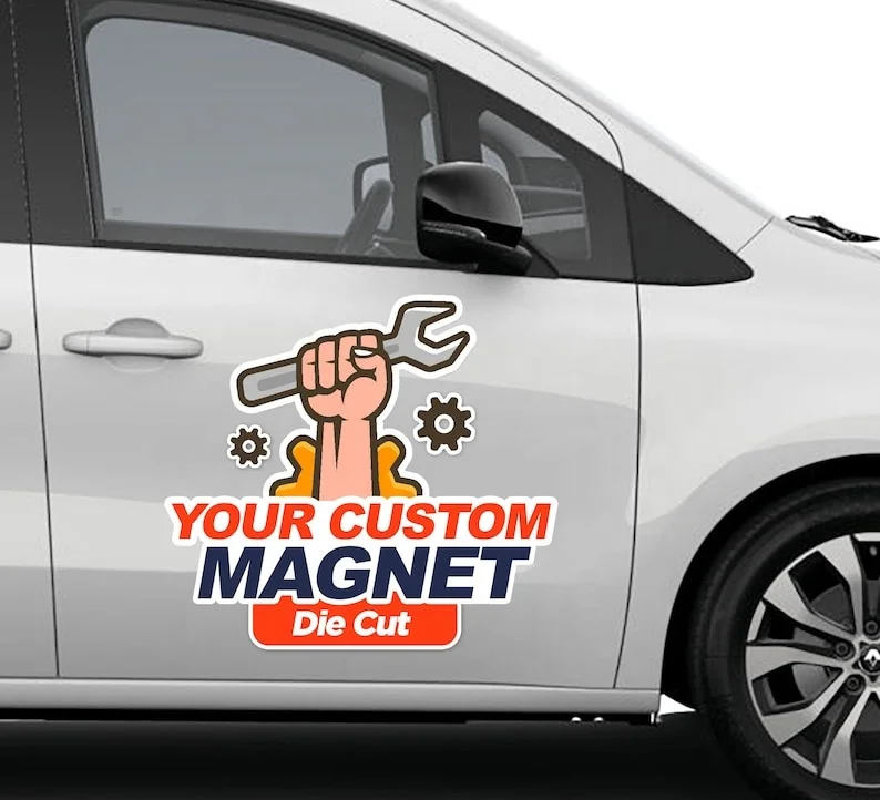 Светоотражающий магнитный автоматический предупреждающий дверной магнит наклейка стикер