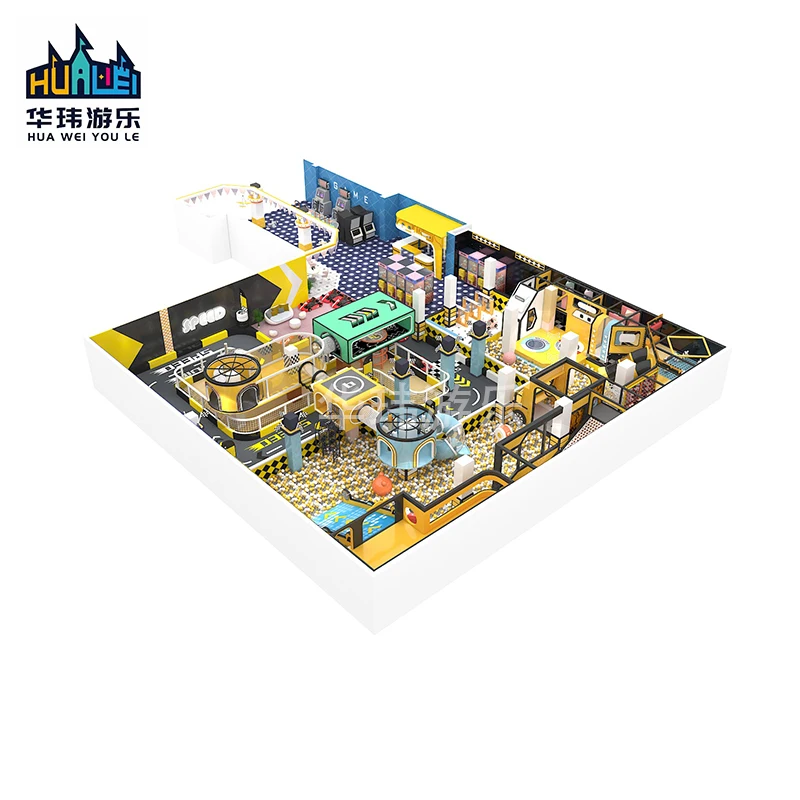 New Style Kids Commercial Soft Children Play Sets Equipment Indoor Playground Slide