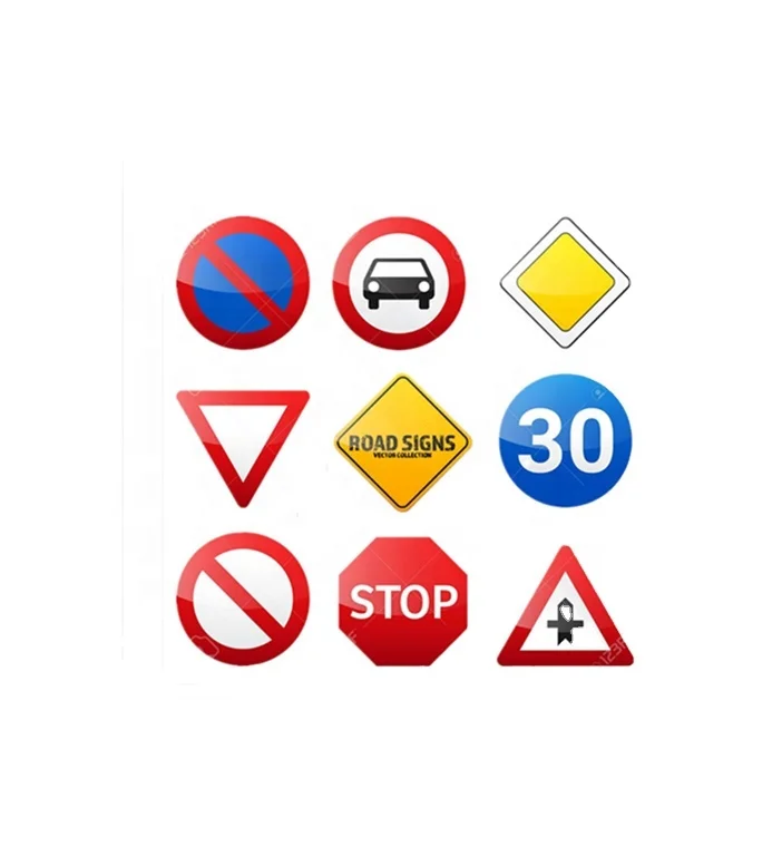 hot selling Road Safety Custom Reflective Traffic Aluminum Sign Road Sign