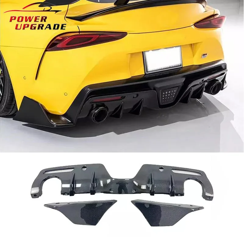Carbon Fiber Rear Diffuser For Toyota Gr Supra A90 A91 Mk5 AG Style Diffuser Lip Body Kit Exterior Parts Back Lip