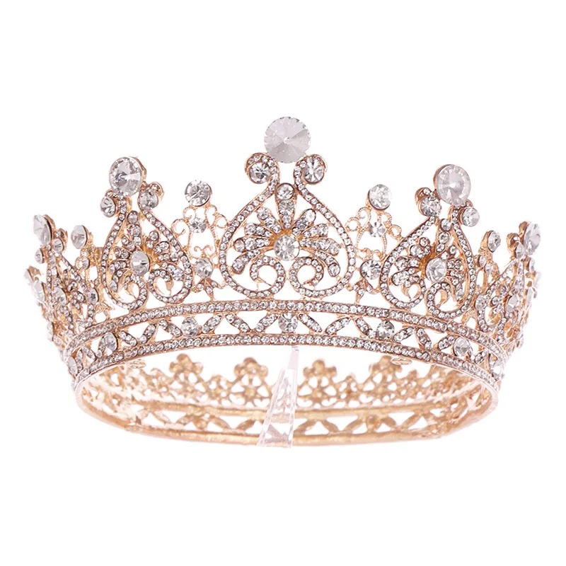 
Top-selling Bride diamond crown hair band wedding dress accessories headwear 