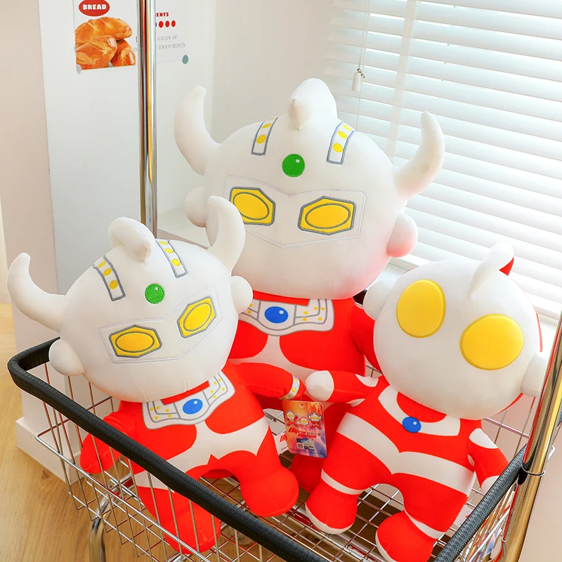 Лучшая цена новые плюшевые игрушки серии Ultraman Реалистичная кукла детская спальная диван и кровать подушка каваи подарок для детей