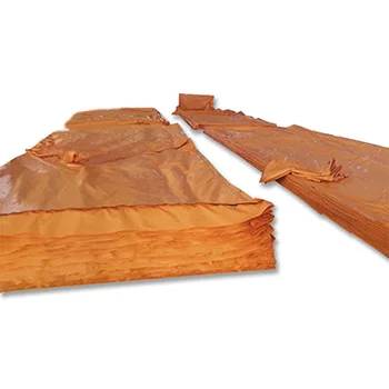 hot sell 2500mm zipper yellow lay flat PVC mining tunnel ventilation duct manufactory