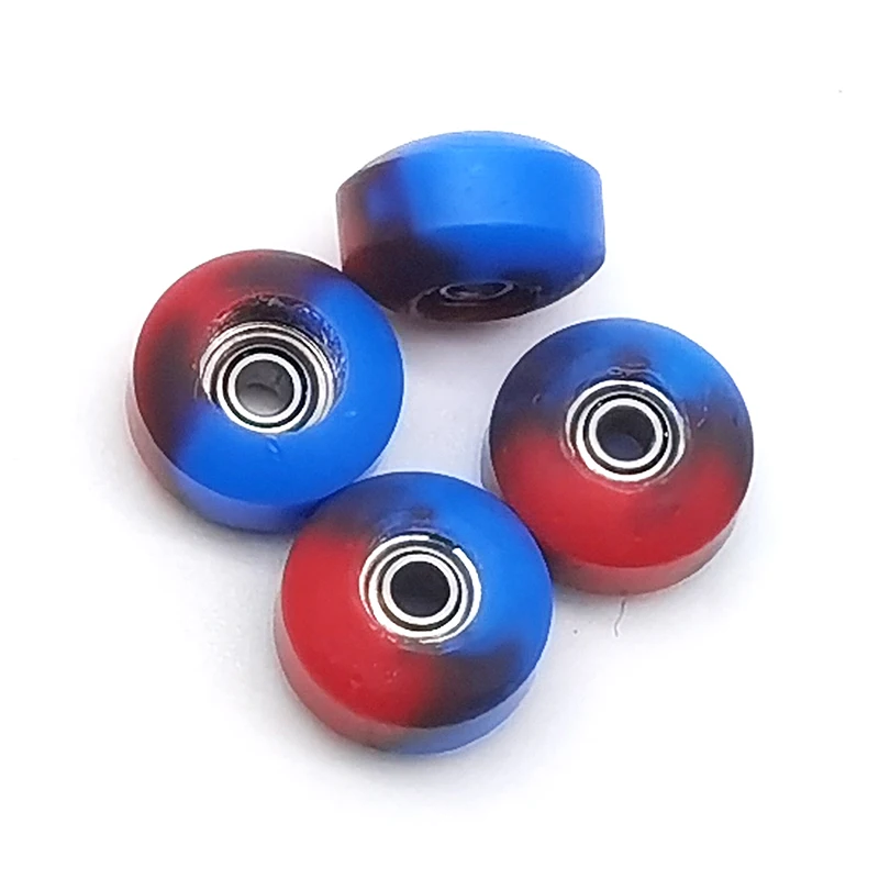 60D Epoxy Resin Urethane Fingerboard Wheels Slim Bowl Shaped 7.6mm/7.8mm/8.8mm Diameter ABEC-9 Stealth Bearings