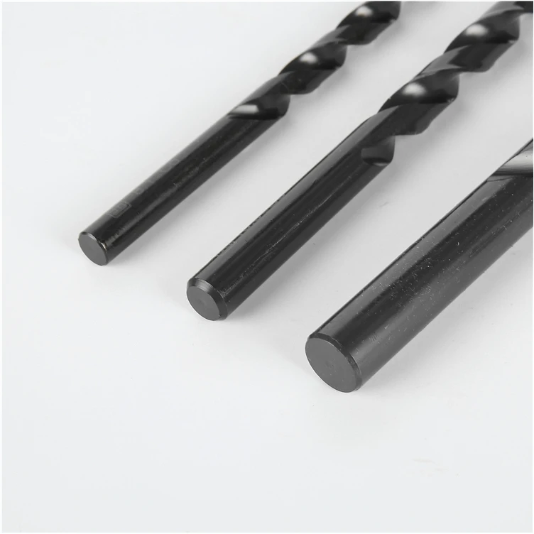 Ground Body Clearance Reducing M8.6- M9.0 Black Oxide Cobalt Steel Alloys Twist Drill Bit For CNC