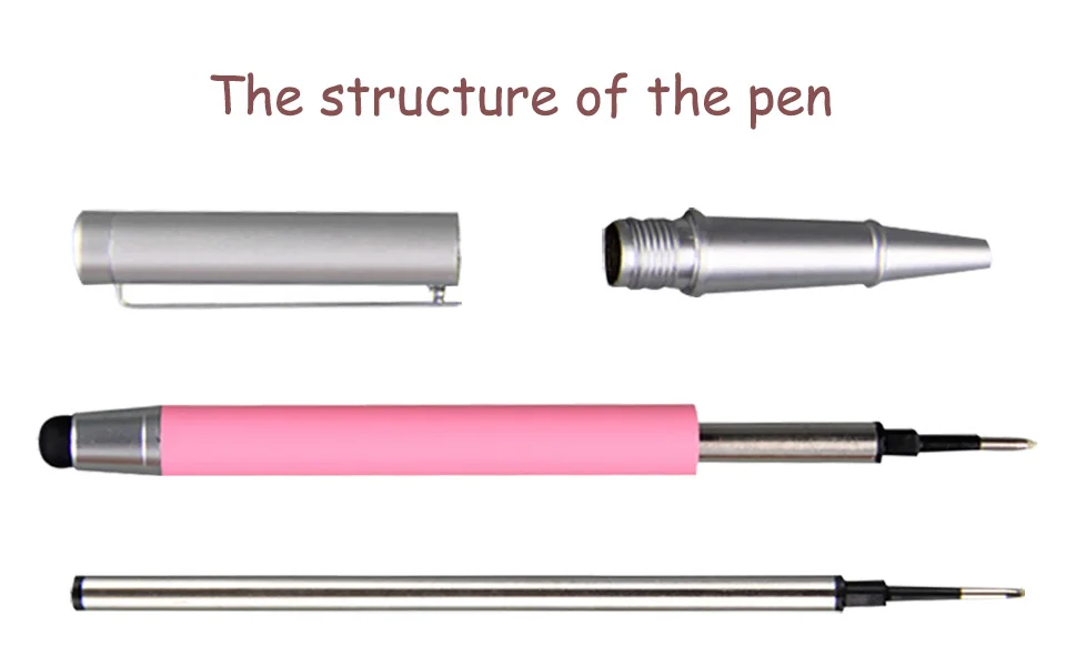 2 In 1 Touch Pen Series Disc Sucker Capacity Stylus pen Touch Pen For Phone