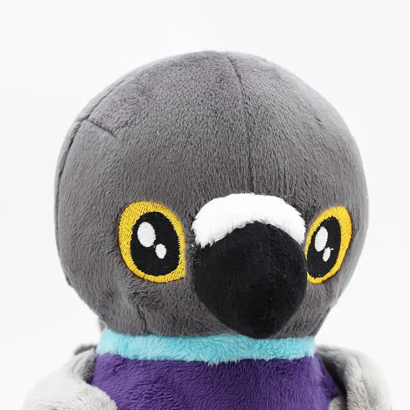 Greenmart Custom Wild Animal Plush Stuffed Bird Toys ODM Personalized 10 cm Soft Pigeon PP Cotton Filled Soft Material Label Tag