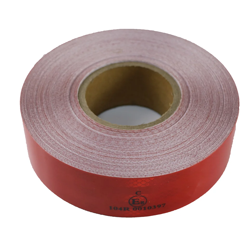 Factory Waterproof Adhesive Dot C2 Red And White Trucks Trailer Safety Retro ECE 104r cinta reflectiva Reflective Tape