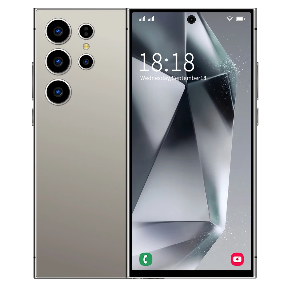 S24 ULTRA 7.3 inch 16GB+1TB 48MP+108MP Cheap Smart Phones 5G Mobile Android Cell Phones Telephone Smartphone