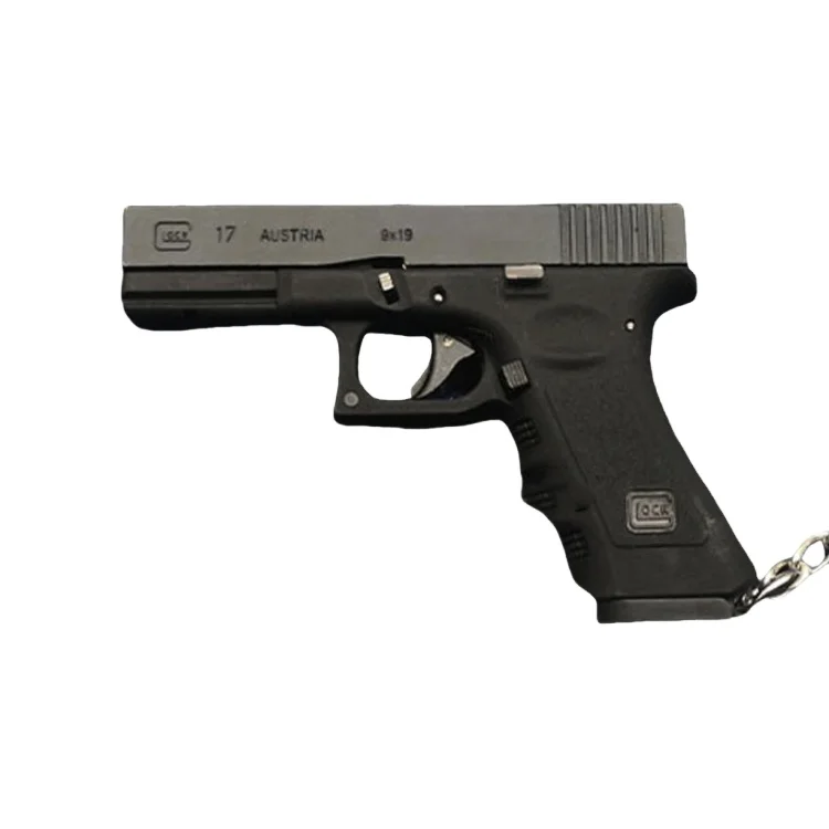 Alloy Empire 1:3 shells Glock toy gun model metal simulation toy hand keychain can not be fired magazine accessories