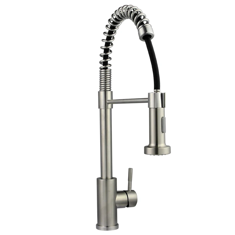 Brass Pull down single handle garden decorative modern style outdoor kitchen faucet