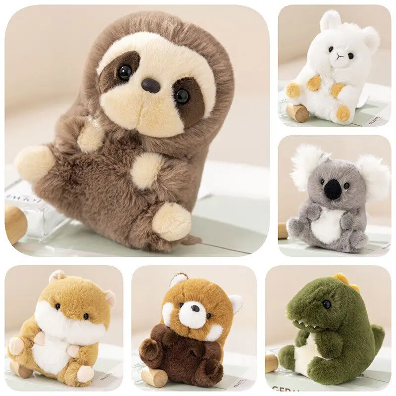 Cute and Adjustable Sloth Hamster Koala Plush Toys Ideal for Children Perfect Gifts Interactive soft stuffed Animal Toys