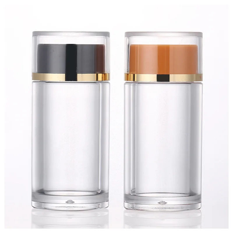 Wholesale 60ml plastic cans coffee bean capsules acrylic transparent health care bottles 20g 30g