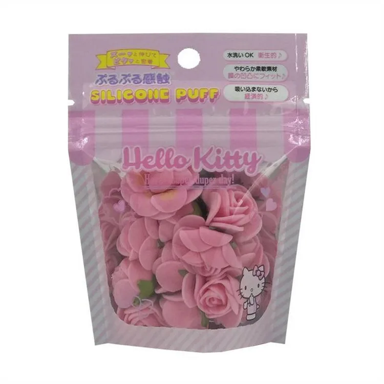 Custom mylar candy aluminum foil bags die cut with clear window for food storage