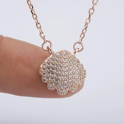 Custom Rose Gold Plated 925 Silver Jewelry necklace