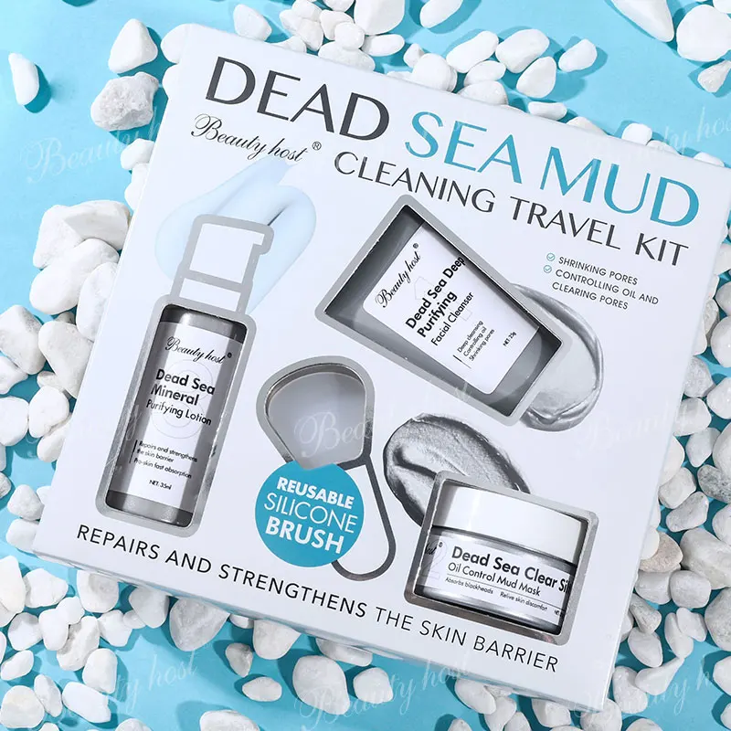 2023 new arrival Beauty Host dead sea skin care kit cleaning and clarifying kit
