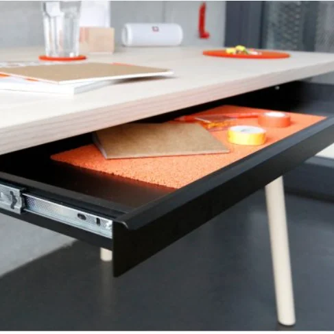 OEM Office Accessory  Metal Sliding Drawer under Desk for Electric Standing Desk or other desk