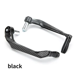 1 Pair Universal Motorcycle Protector Parts Hand Guard Carbon Fiber 22mm Brake Clutch Lever Handguard