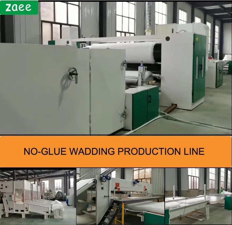 Nonwoven Free Glue Electric Heated Oven Wadding  Line