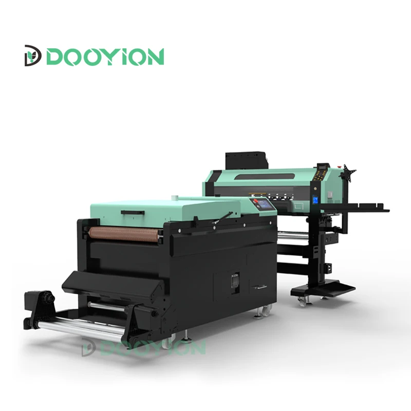 DOOYION 24 inch 45cm 60cm PET Film Heat Transfer DTF printer Printing powder shaking  machine with dual I3200  I1600 heads