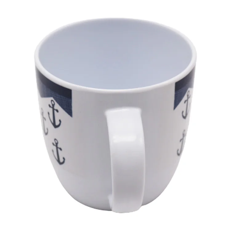 
Wholesale colorful cheap Plastic melamine blue Ccoffee cup mug 