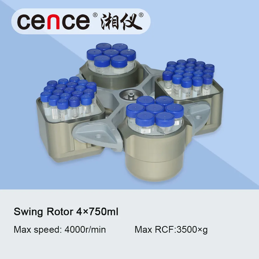CE ISO13485 Certificate Large Capacity High Speed Centrifuge with Multiple Rotor Options