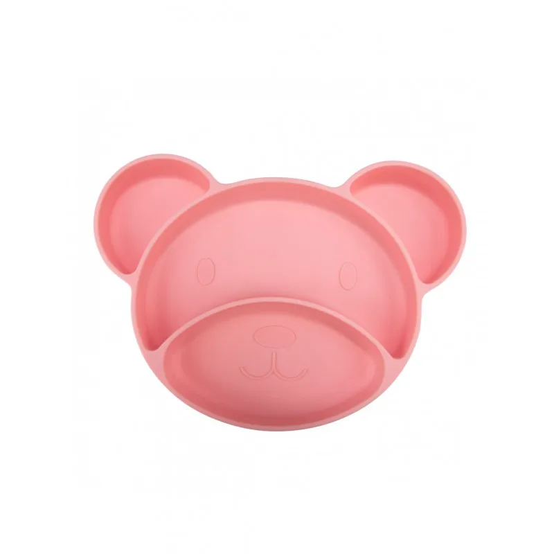 Factory directly sale Non-slip dishwasher safe Silicone baby suction plate