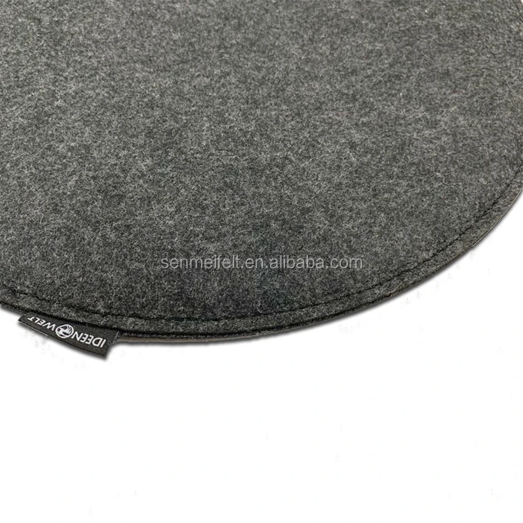 cheap custom handmade felt chair seat cushion pad soft stool cushion Minimalist felt chair cushion cover