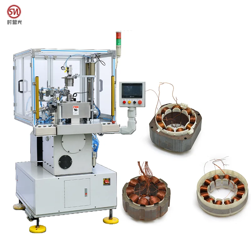 SMG Brushless Motor Stator Winding Machine For Ceiling Fan Motor Water Pump  Compressor