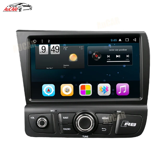 Car Radio Multimedia Player Android GPS Navigation Radio Autoradio Audio Car StereoTouch Screen System For Audi R8 Car Video