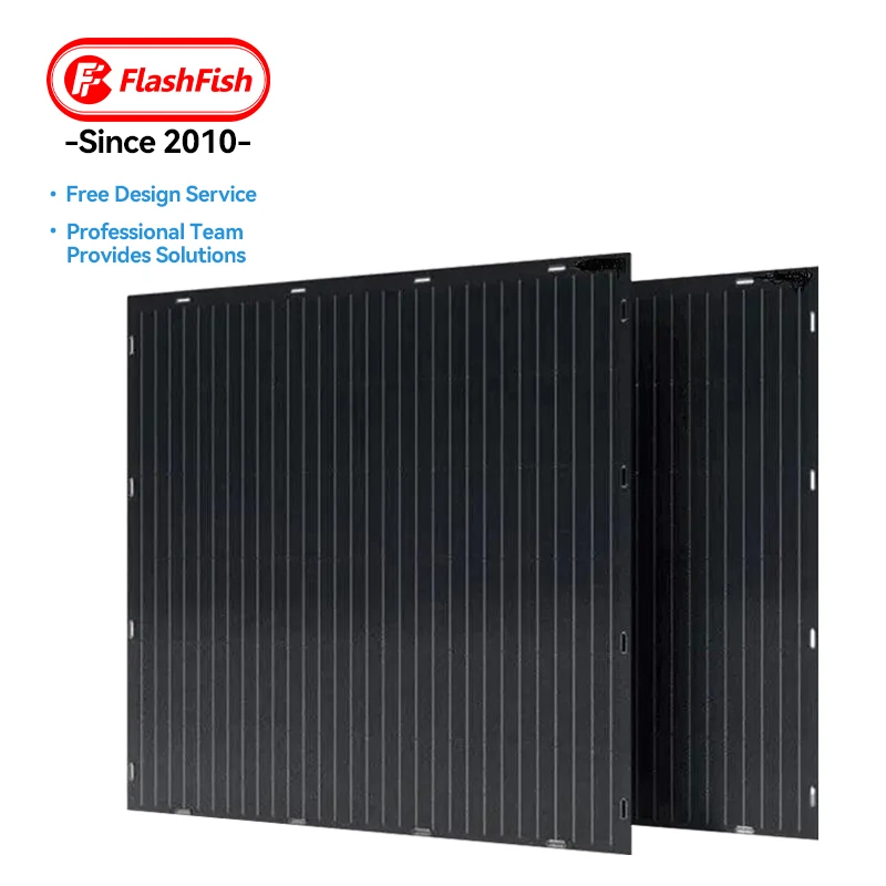 Wholesale Reasonable Price 150W 200W Power System Kit Off Grid All Black Flexible Monocrystalline Silicon Balcony Solar Panels