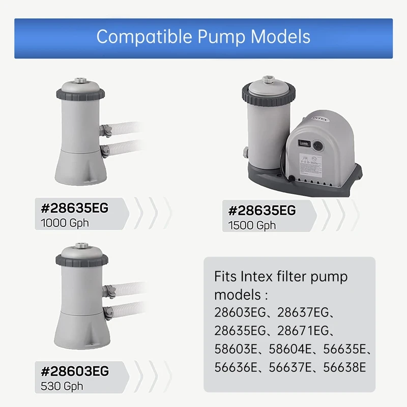Pool Filters Replacement Cartridge For Bestways And Intex Suitable For Inflatable Swimming Pool Accessories