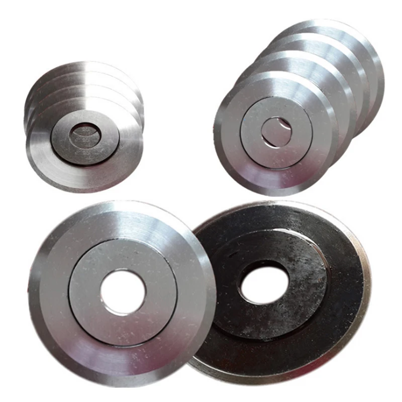  Hot sale Utility Tungsten carbide slitting blades round disc knife tungsten shearing cutter blade for electric