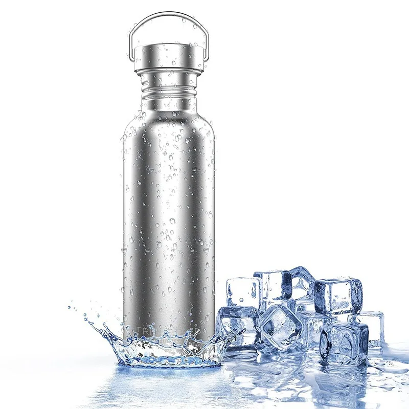 304 single and double-layer stainless steel handle sports bottle large-capacity outdoor mountaineering pot insulation cup