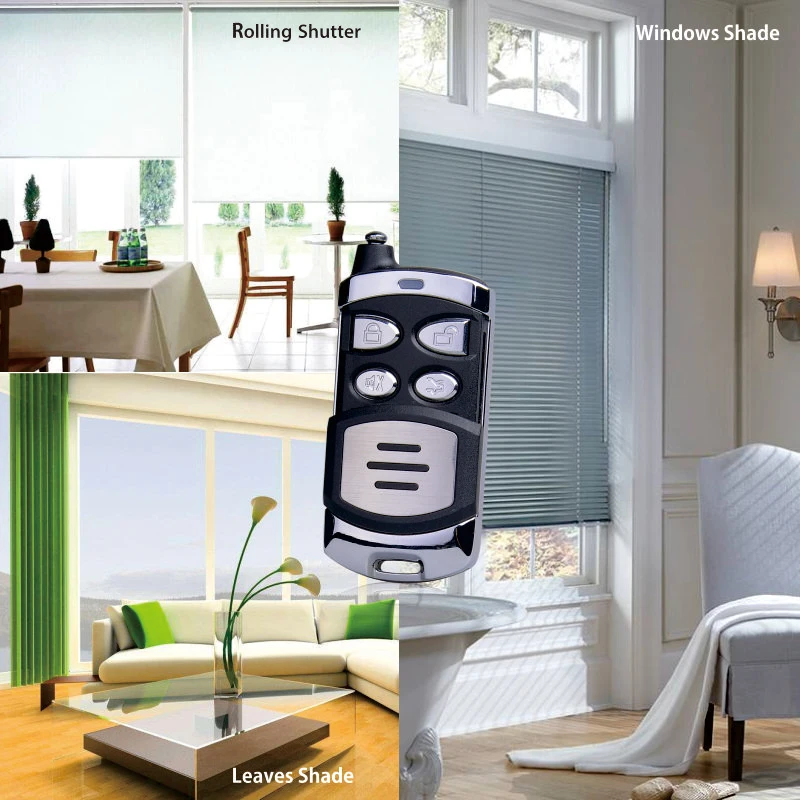 YET192 universal 4 button gate garage door opener clone touch rf silicone remote control 10 dip switch