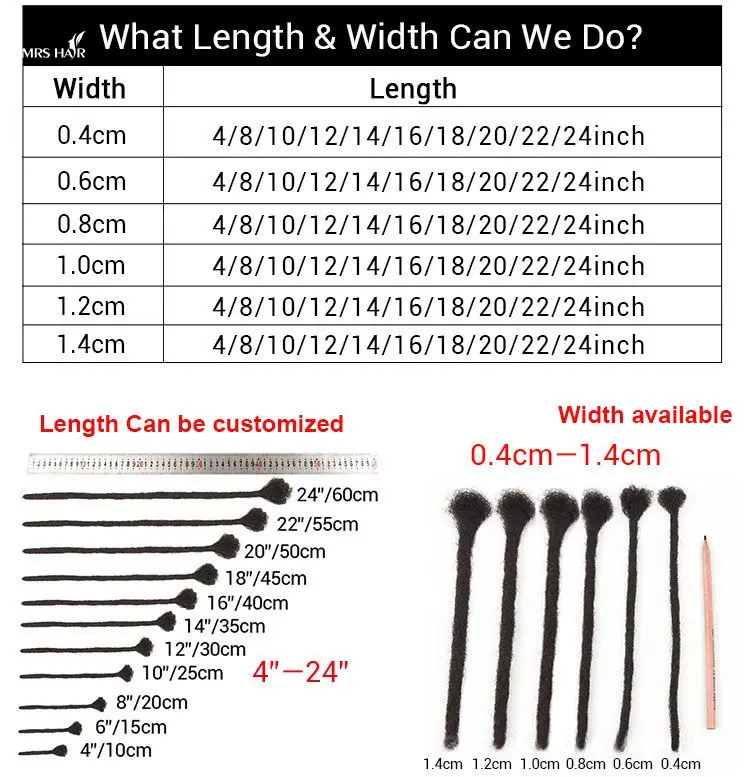 0.4/0.6/0.8cm 100% human hair dreadlock extensions afro kinky human hair loc extensions dreadlocks human hair locs