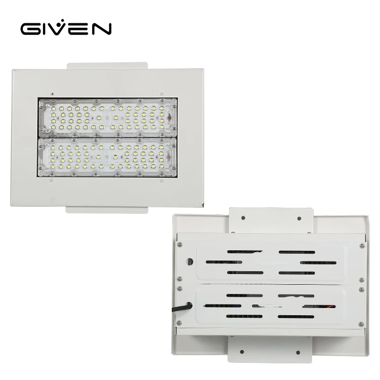 
Most Popular Garden Outdoor Gas Station 100W 150W 200W Waterproof IP54 LED Canopy Light 
