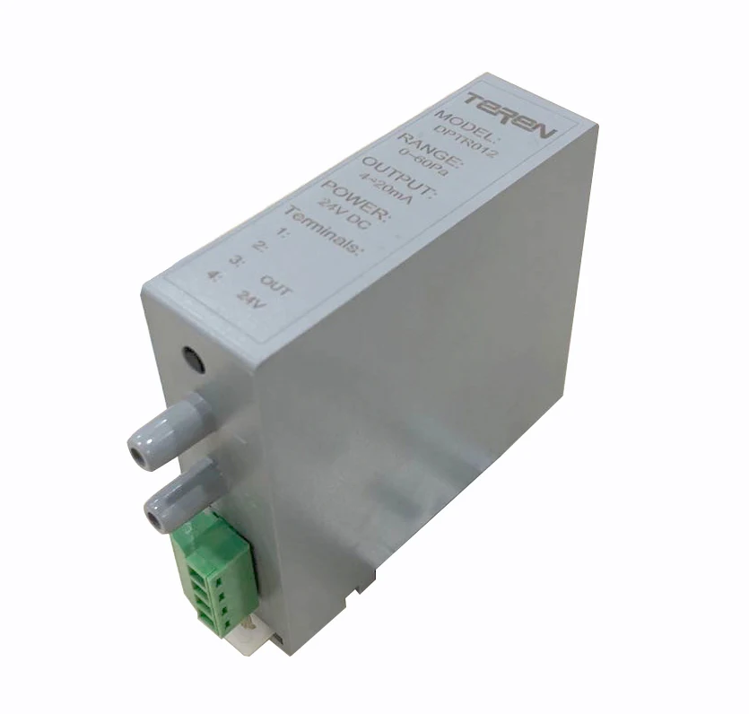 DPTR rail mount l differential pressure DP transmitter for standard 35mm DIN rail mount