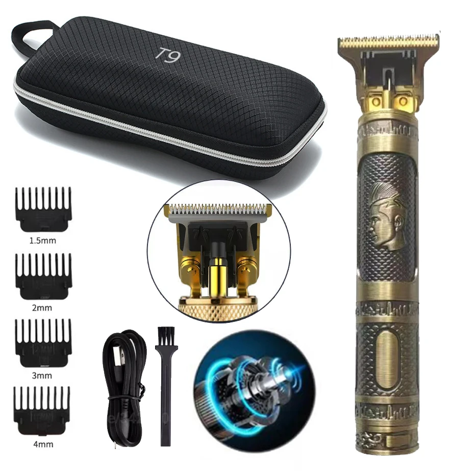 Wholesale Professional Beard Trimmer Men Portable Long-Life Electric Hair Trimmer Rechargeable USB Power Source haire clippers