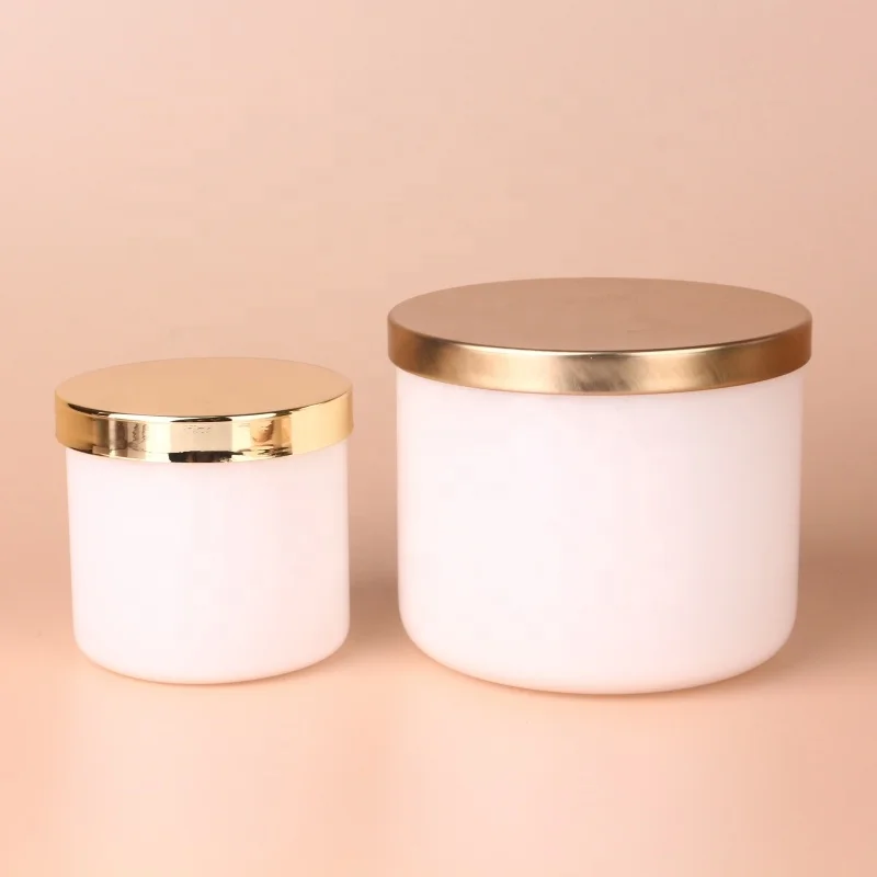 Heat resistant high borosilicate candle jar 14oz vessels empty 3 wick large luxury candle jars with lid