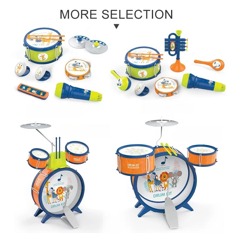Shantou Chenghai Hot Sale Toddler Play Electronic Guitar Toy Plastic Kids Instruments with Battery Powered violin and Keyboard