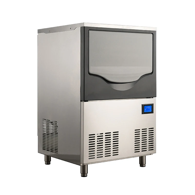 90kg Per Day LZ-200 Fully Automatic Moon Crescent Ice Machine With Stainless Steel Shell