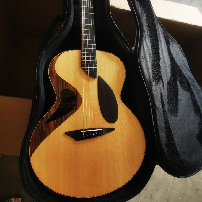 Custom JD-610S/610C New Unique Design High Quality 40inch Auditorium Solid Acoustic Guitar