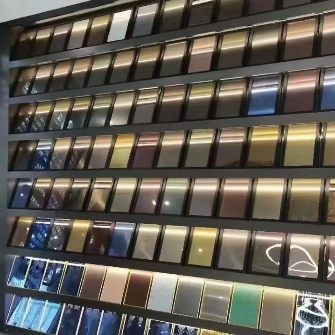 Gold Mirror Finish SS 201 202 304 304L 316 316L 410 430 Inox Sheet Golden Color Decorative Stainless Steel Plate