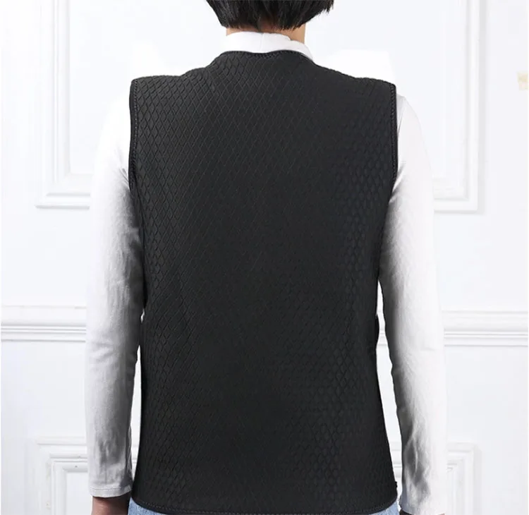 Usb Men Winter Electronic Heat 5V Rechargeable Battery Vest Smart 7.4V 6Xl Heated Jacket Three Block
