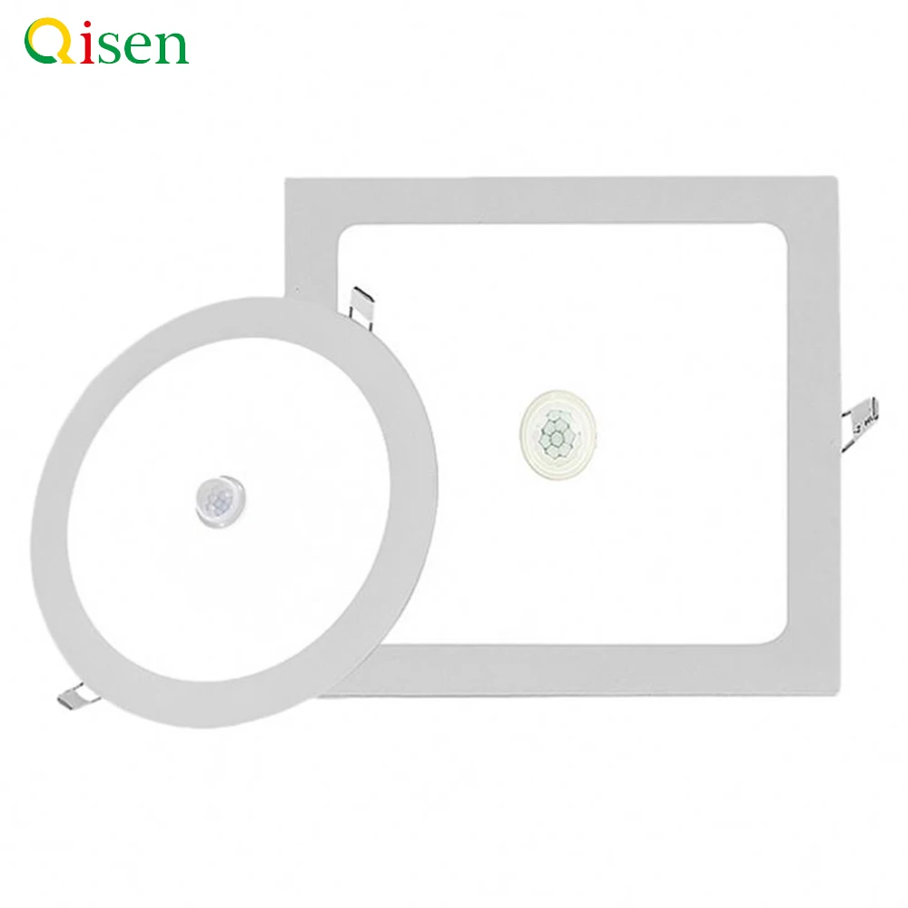 PIR motion sensor with 18W 24W surface round pot light in warehouse hallways