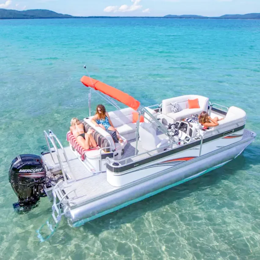 OEM/ODM Kinocean Pontoon лучшая оптовая продажа лодок водные виды спорта Семейные развлечения гребная лодка для океанских вод